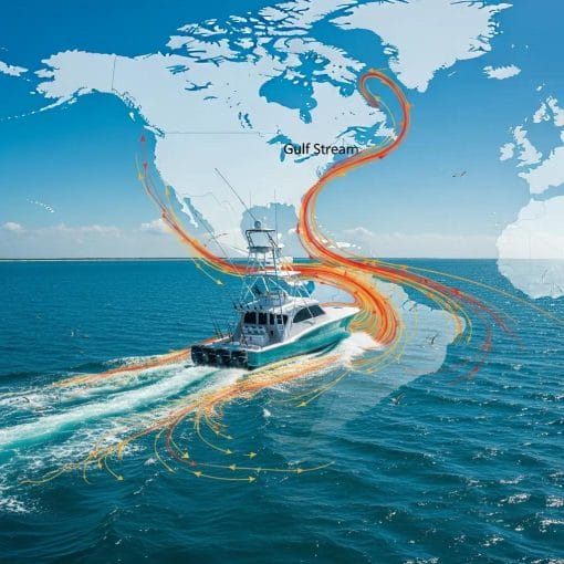 Gulf Stream currents affecting fishing opportunities in Myrtle Beach