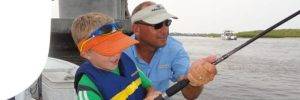 Inshore fishing charter in Myrtle Beach close to shore